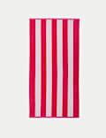 Pure Cotton Striped Sand Resistant Beach Towel