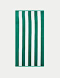 Pure Cotton Striped Sand Resistant Beach Towel