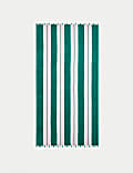 Pure Cotton Striped Sand Resistant Beach Towel