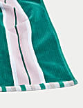 Pure Cotton Striped Sand Resistant Beach Towel