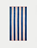 Pure Cotton Striped Sand Resistant Beach Towel
