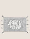 Priya Pure Cotton Elephant Bath Mat