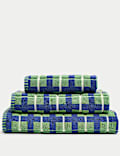 Pure Cotton Checked Towel