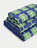 Pure Cotton Checked Towel