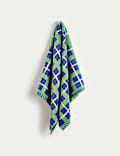 Pure Cotton Checked Towel