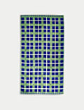 Pure Cotton Checked Towel