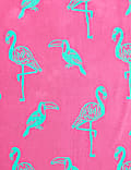 Pure Cotton Flamingo Beach Towel