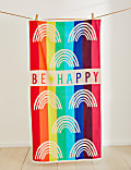 Πετσέτα παραλίας Be Happy από 100% βαμβάκι