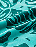 Pure Cotton Tropical Leaf Beach Towel