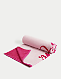 Pure Cotton Slogan Beach Towel