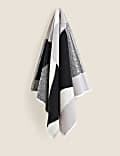 Pure Cotton Abstract Shapes Towel