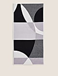 Pure Cotton Abstract Shapes Towel