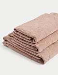 Pure Cotton Linear Floral Towel