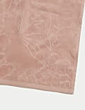 Pure Cotton Linear Floral Towel