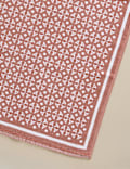 Pure Cotton Geometric Bath Mat