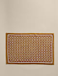 Pure Cotton Geometric Bath Mat