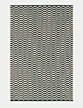 Pure Cotton Geometric Check Towel
