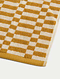 Pure Cotton Geometric Check Towel