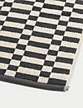 Pure Cotton Geometric Check Towel