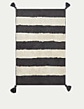 Pure Cotton Striped Bath Mat