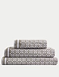 Pure Cotton Geometric Circle Towel