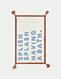 Pure Cotton Splish Splash Tassel Bath Mat