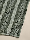 Pure Cotton Marl Striped Towel