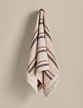 Pure Cotton Striped Velour Towel
