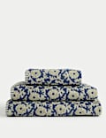 Pure Cotton Silhouette Floral Towel