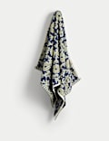 Pure Cotton Silhouette Floral Towel
