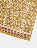 Pure Cotton Geometric Tile Pattern Towel