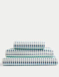 Pure Cotton Spotty Striped Towel