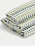 Pure Cotton Spotty Striped Towel