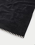 Serviette 100 % coton au point de feston