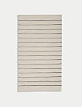 Pure Cotton Textured Striped Towel