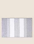 Bobble Striped Bath Mat