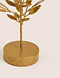 Gold Wire Leaf Tree Decoration