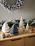 3pk Glitter Christmas Tree Decorations