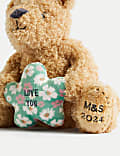 Spencer Bear™ Flower Soft Toy