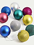 10pk Oversized Baubles