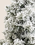 1.5ft Pre-Lit Snowy Christmas Tree