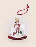Hanging Nutcracker Cloche Decoration