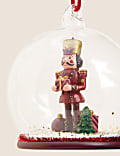 Hanging Nutcracker Cloche Decoration