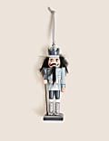Silver Hanging Nutcracker Decoration