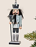 Silver Hanging Nutcracker Decoration