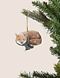 Snow Fox Hanging Decoration