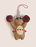 Felt Hanging Disco Hamster Decoration