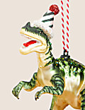 Závěsná skleněná dekorace v&nbsp;podobě dinosaura