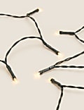 100 Warm White LED Battery Lights