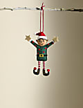 Felt Elf Hanging Decoration